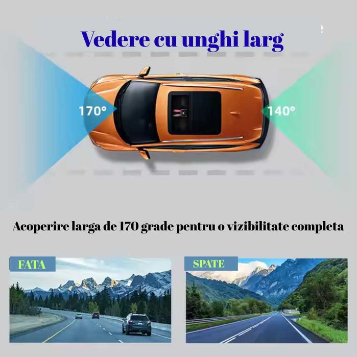 Camera Auto DVR 4K EDIMA®, Camera de bord ultracompacta, FULL HD 4K,