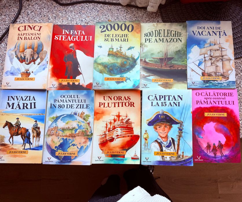 Pachet carti Jules Verne