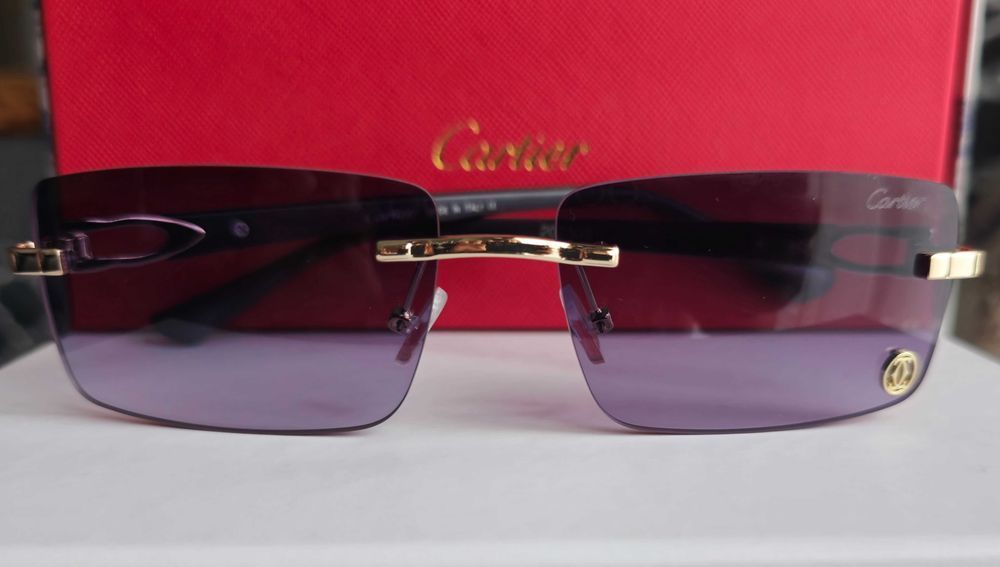 Ochelari de soare Cartier Horn Purple