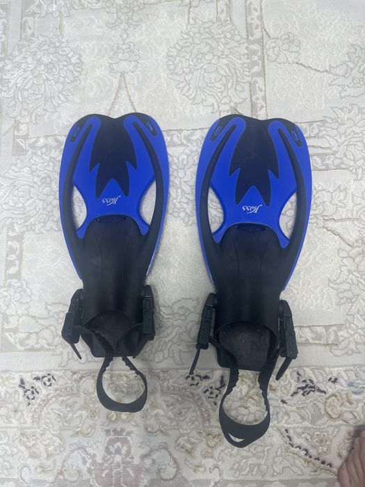 Ласты синие черные