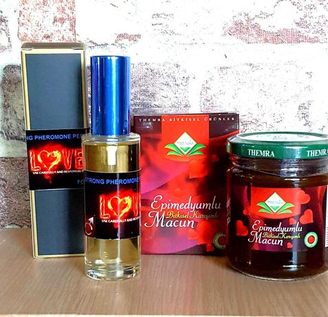 set pentru bărbați / parfum cu feromoni 50ml + afrodisiac THEMRA 240 g