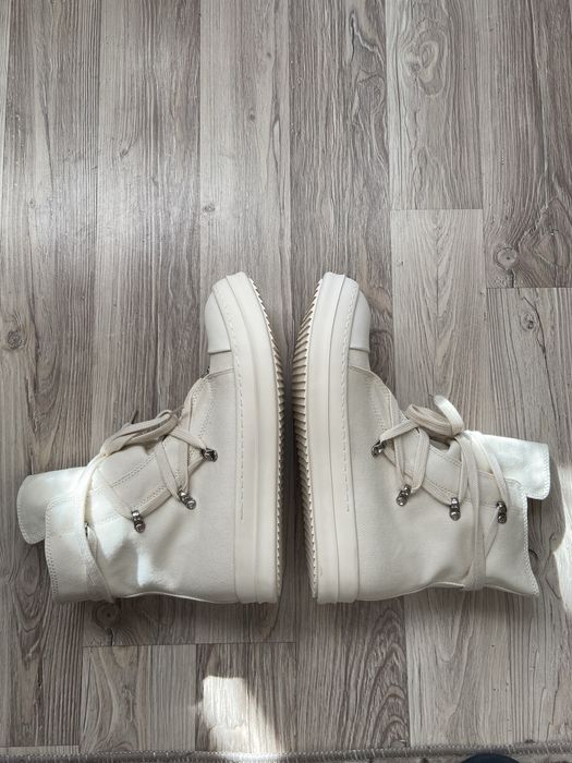 Бели дизайнерски обувки Rick Owens