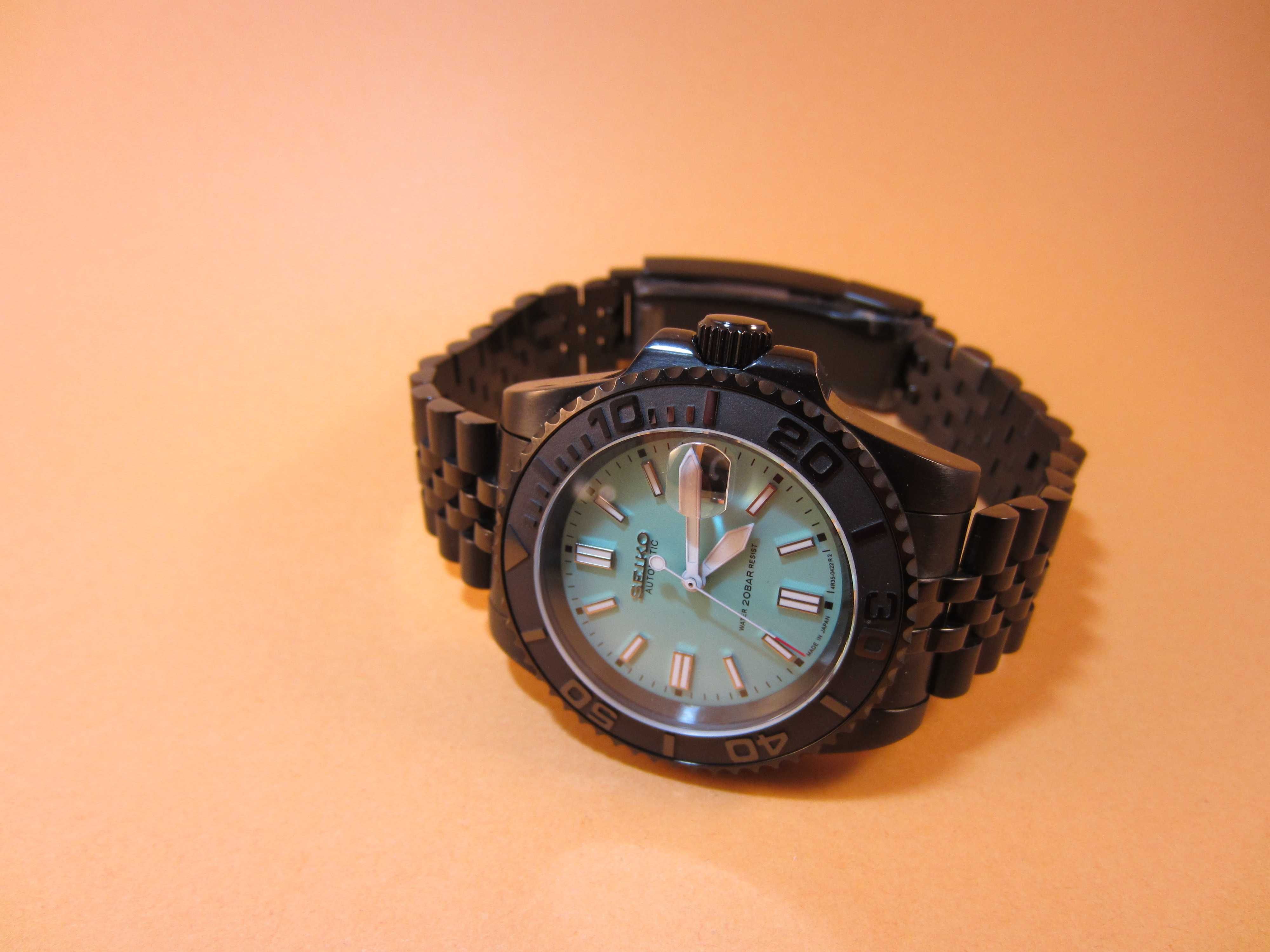 Часовник Seiko Teal Green (mod)