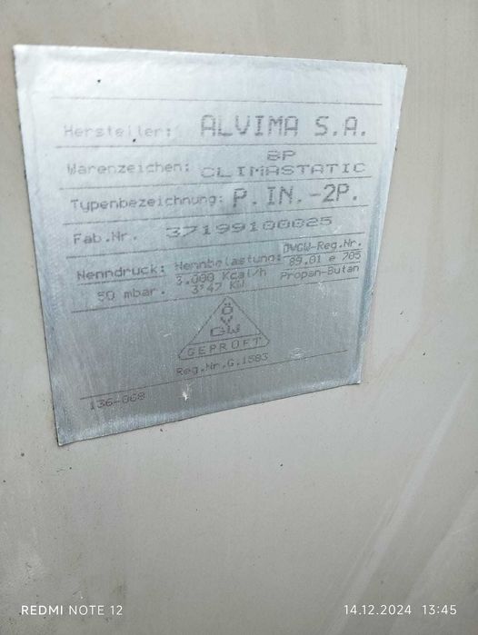Soba pe gaz...Austria adusa! 200 roni.