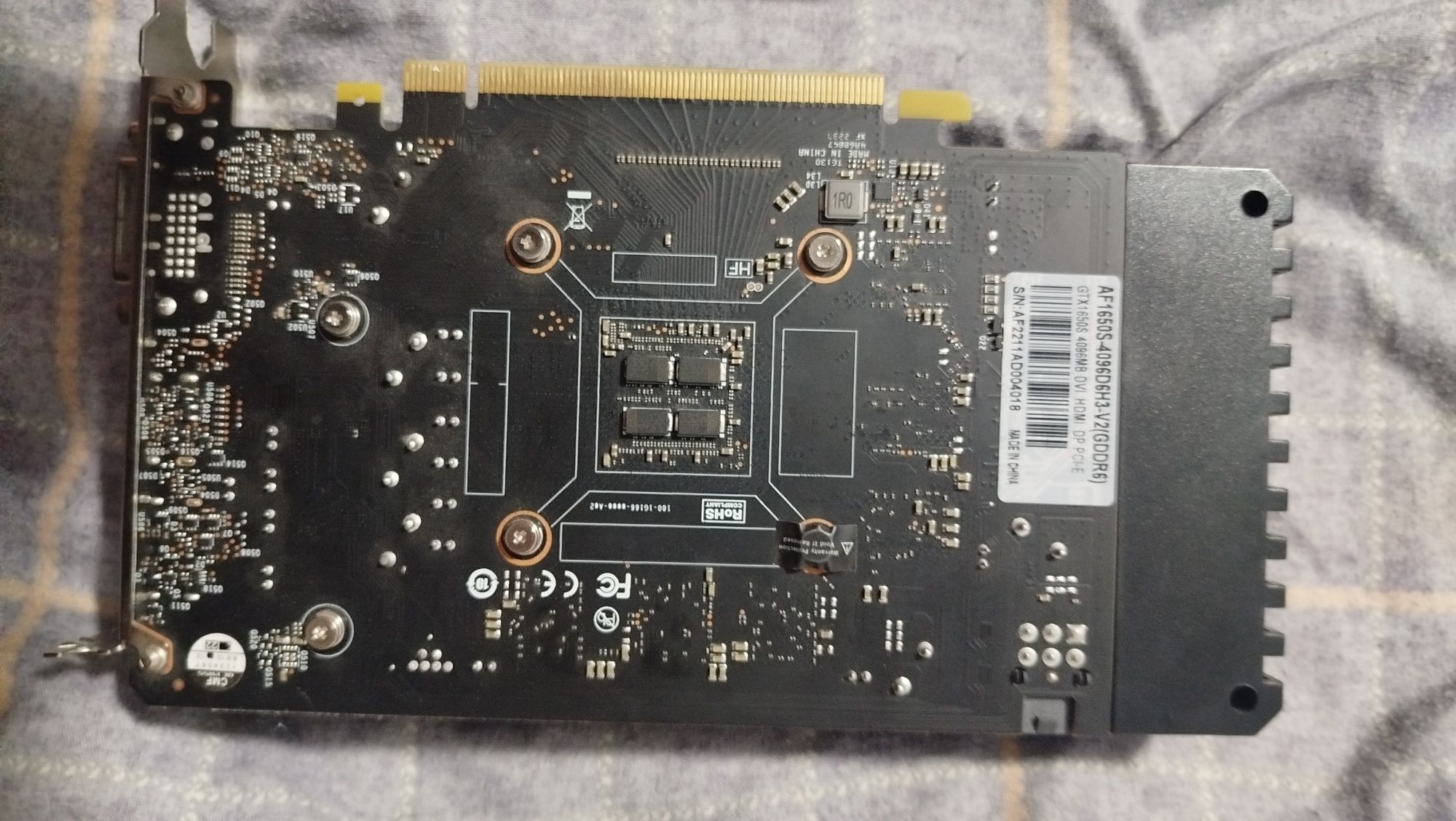Видео карта Afox 1650s 4гига gddr6
