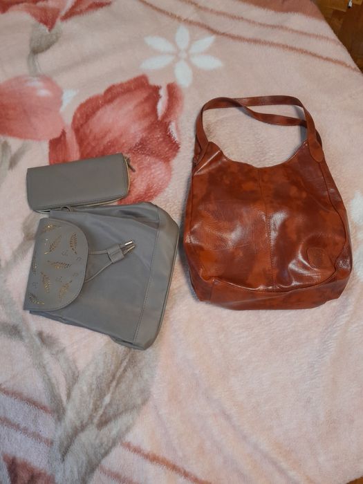 2 genti dama una tip rucsac