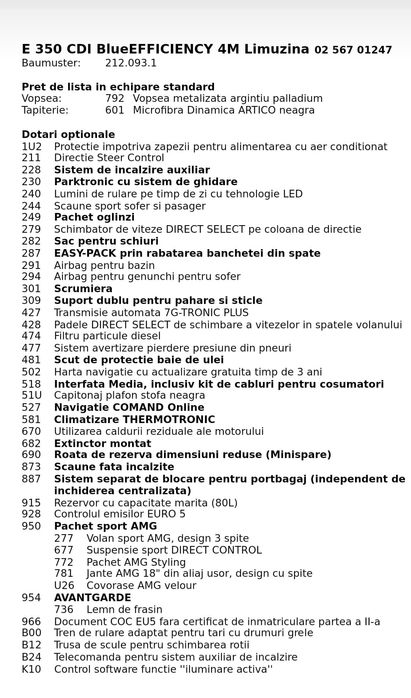 Mercedes E350 4 matic AMG