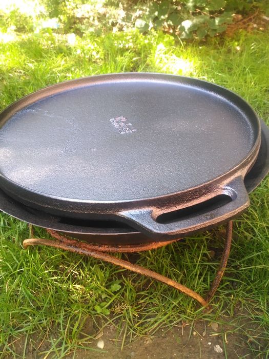 Gratar din fonta pura Promo 289 lei 10 Kg/ 45 cm