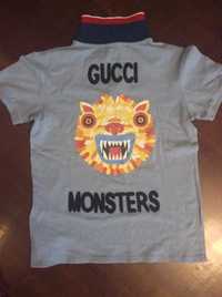 Tricou GUCCI Monster, ORIGINAL,Copii 7-12 ani