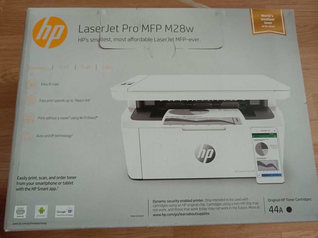 МФУ лазерное HP LaserJet Pro MFP M28w