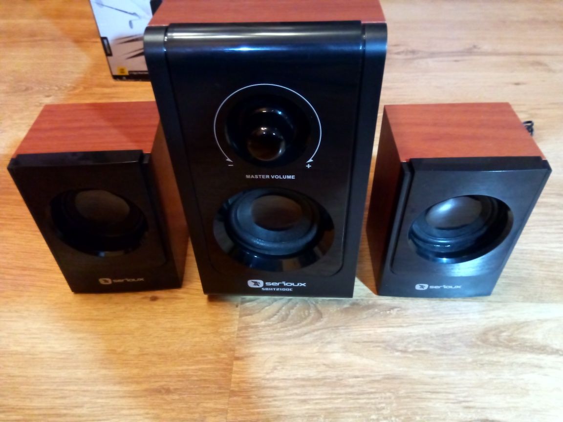 Boxe/Sistem 2.1 Serioux, 16W RMS, Nou !