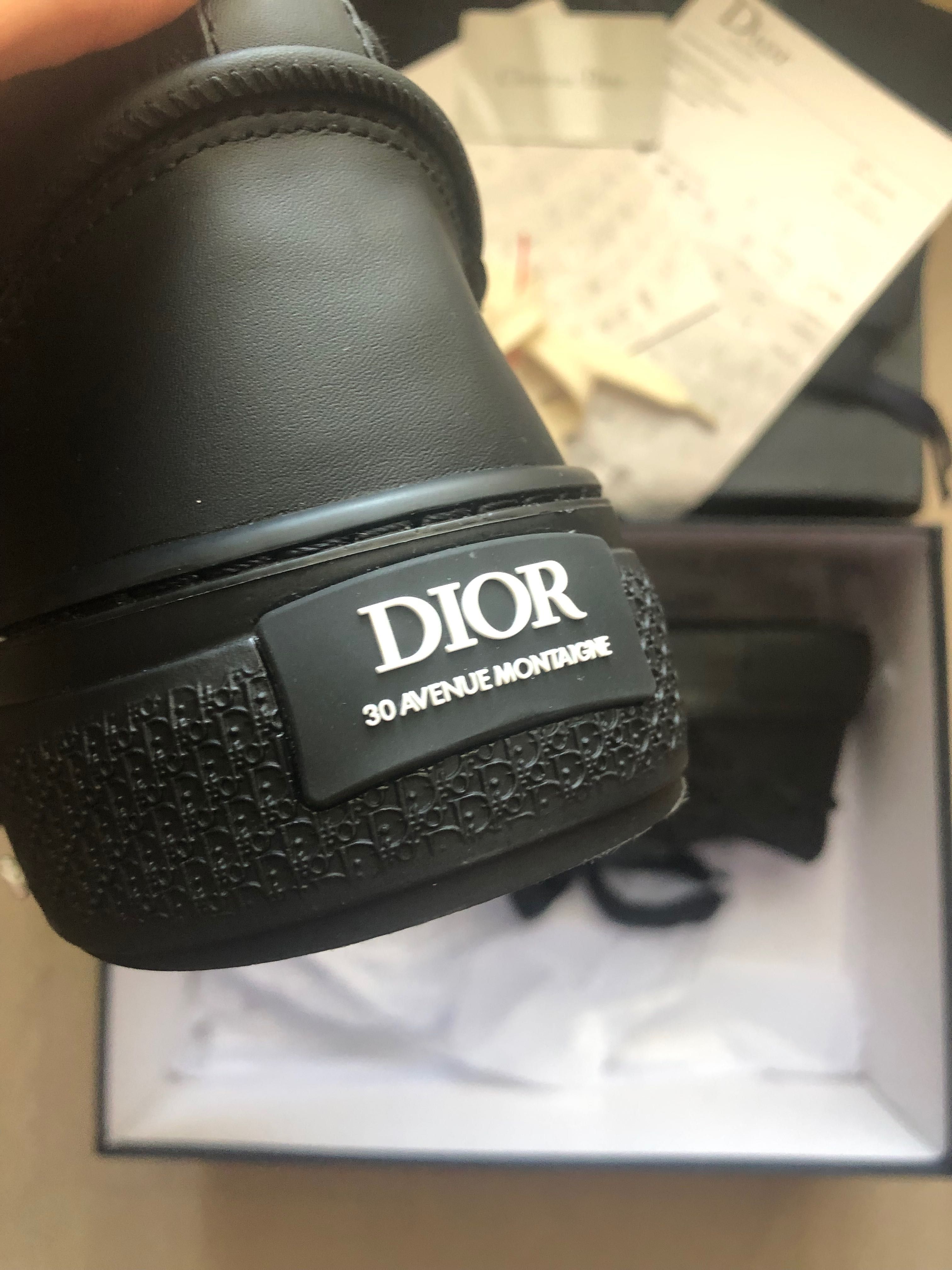 DIOR B33 black sneakers