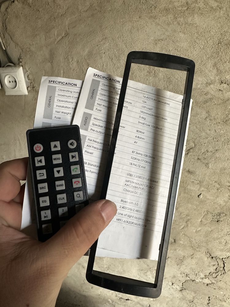 Магнитолла usb aux bluetooth