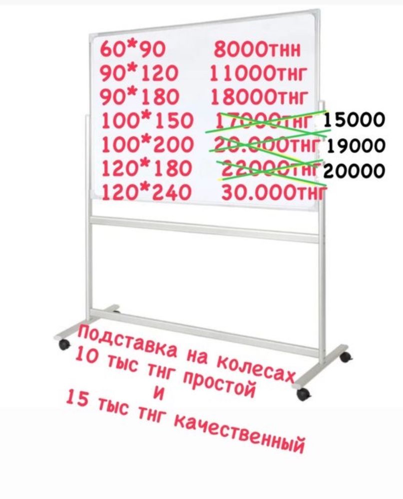 Маркерная доска  , магнитная доска , флипчарт