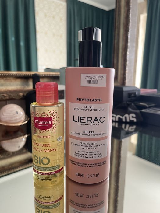 Lierac Phytolastil 400 ml и подарък Mustela грижа против стрии