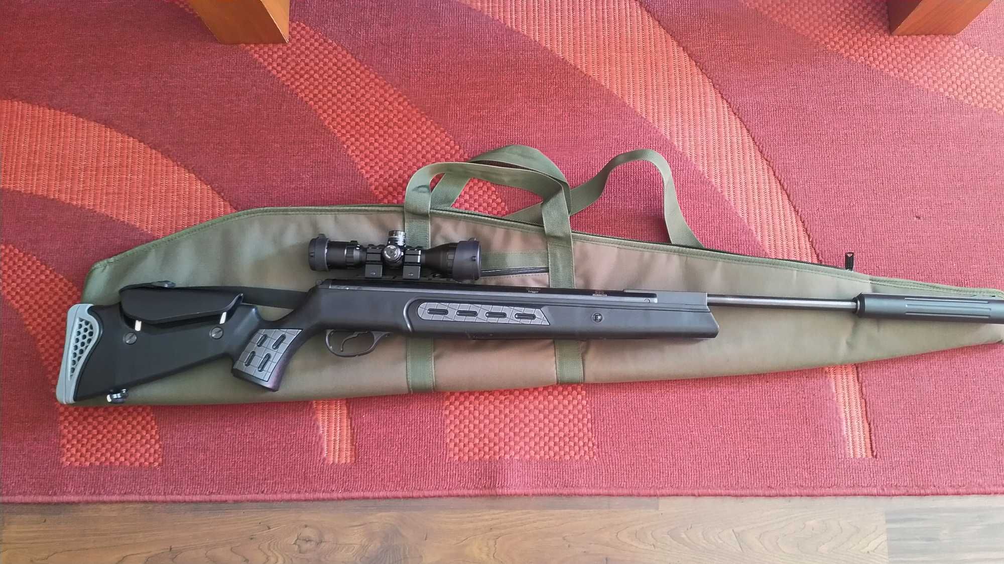 Въздушна пушка Hatsan 125 Sniper с оптика UTG 3-9x32 и калъф