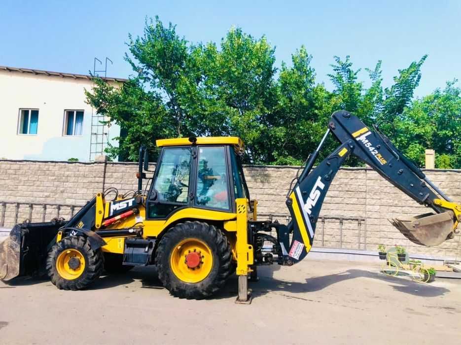 аренда услуги трактор экскаватор 3в1 погрузчик Гидромолот траншея