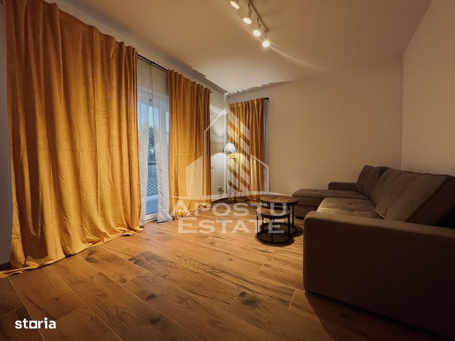 Apartament cu doua camere ,modern,centrala proprie si curte ,in Giroc