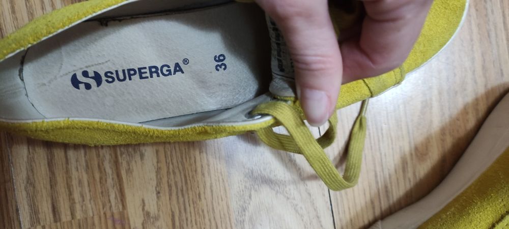 Кецове SUPERGA цвят горчица