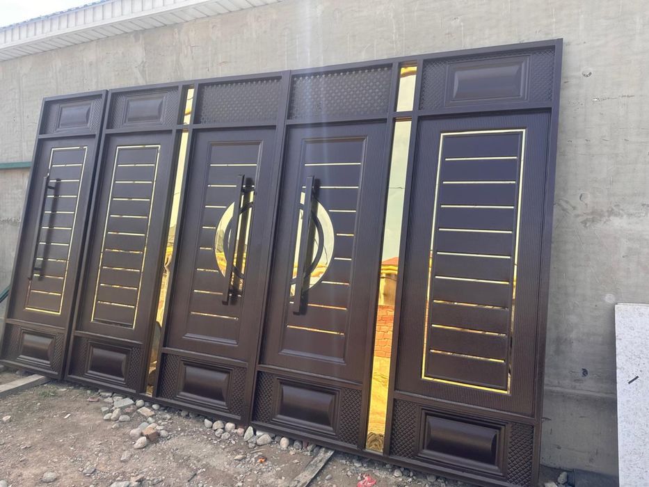 Ворота Қақпа Распашные Ворота Дарбаза Откатные Ворота Варота В Наличии