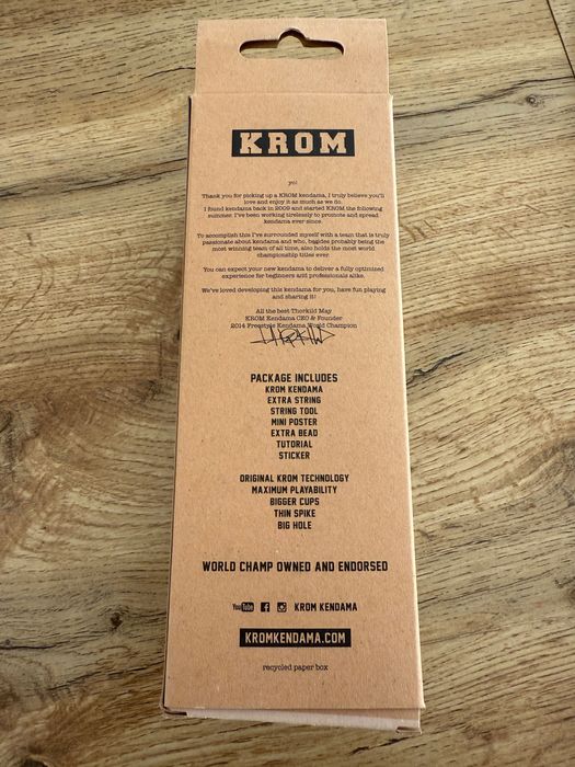 Krom Kendama Strogo 1% Aurora - noua