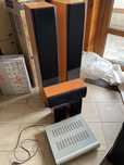 Колони Elite 2x100W + 3x30W + усилвател