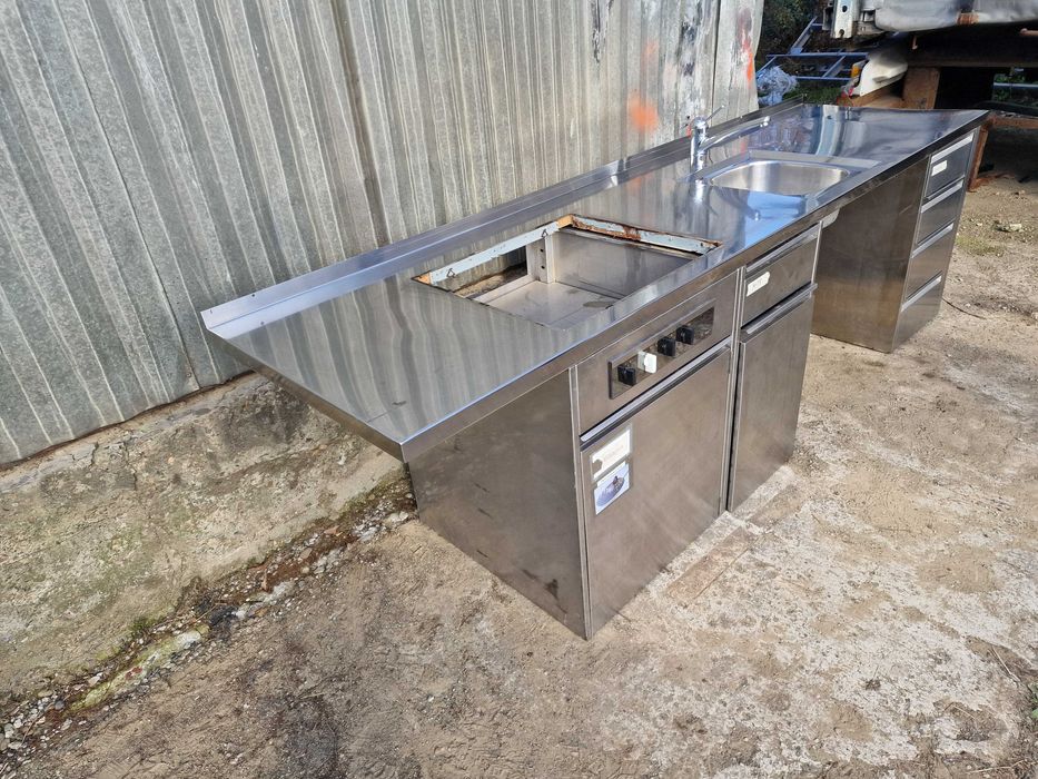 Masa din inox ,ghiuveta inox