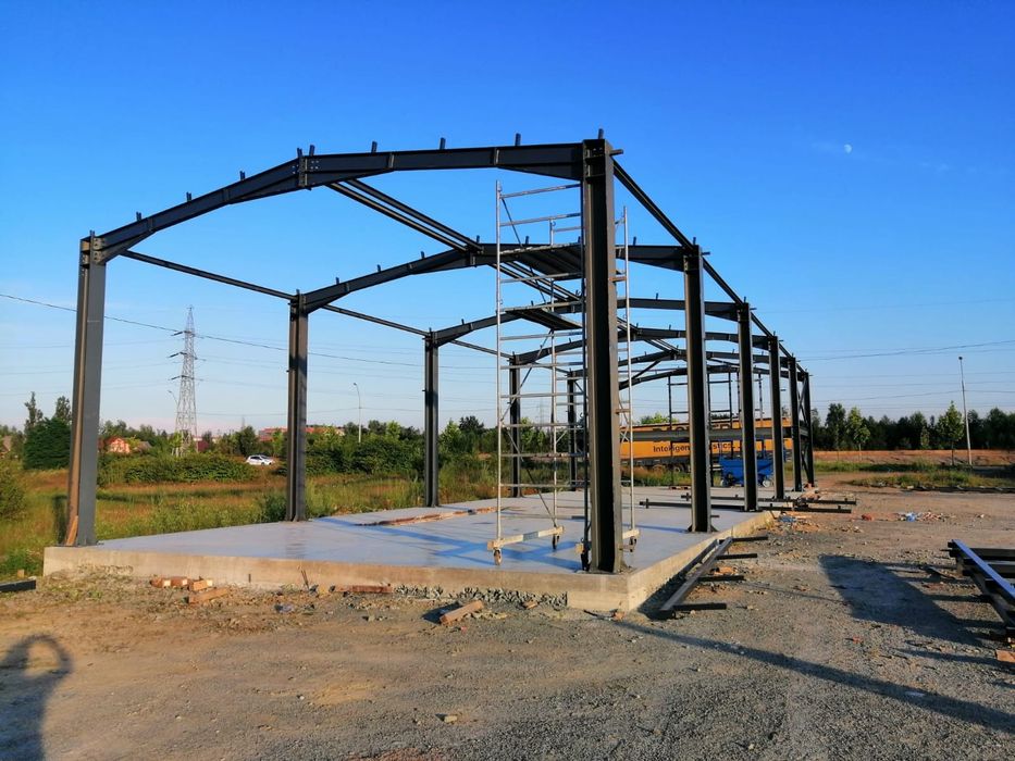 Vând Hale și structurii metalice  diferite dimensiuni fără avans