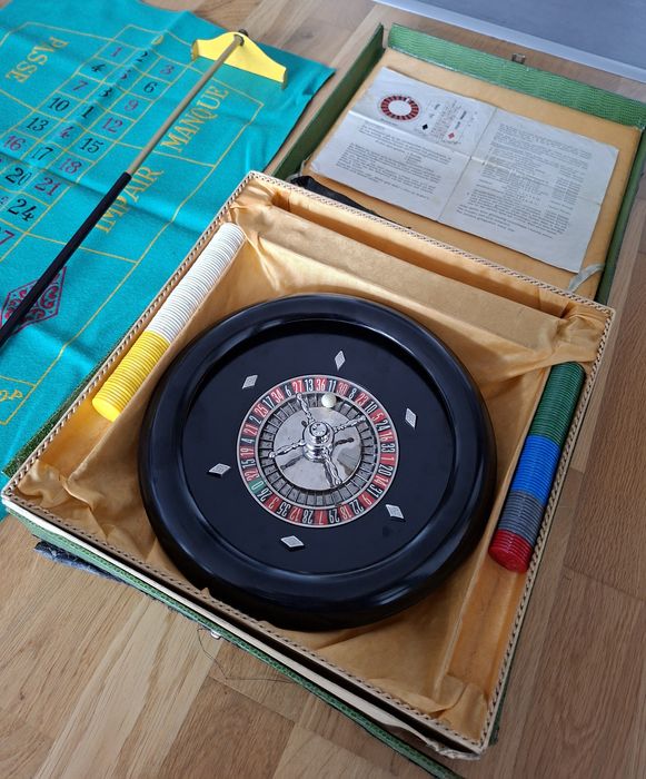 Ruleta germana vintage joc casino aprox. 1950