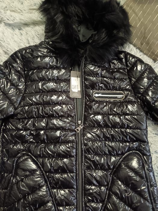 Geaca lunga matlasata