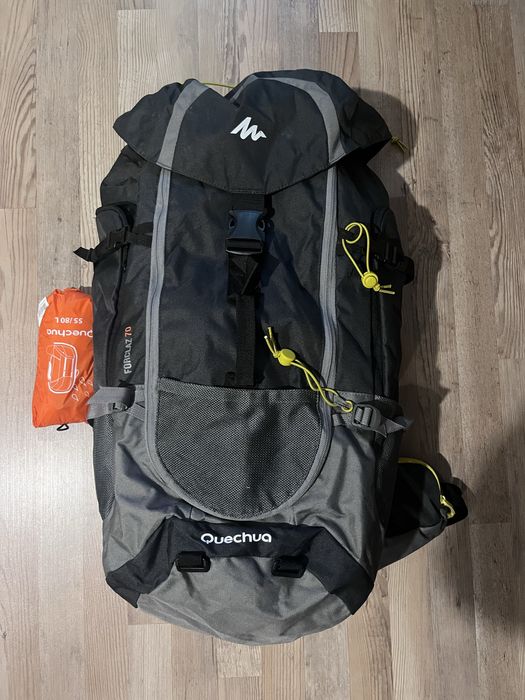 Туристическа раница 70 литра + дъждобран