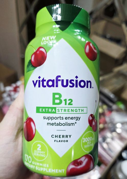ДОСТАВКИ НЕТ Vitafusion B12 1500mcg на каждую мармеладку 170шт
170 шт.