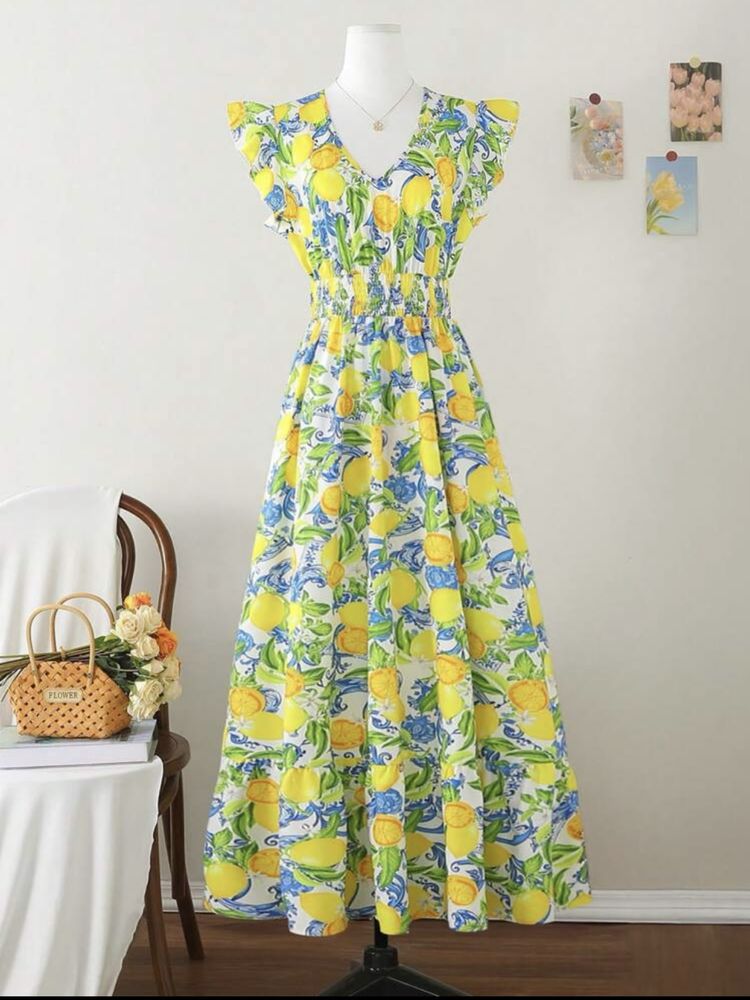 Rochie de vara cu lamai