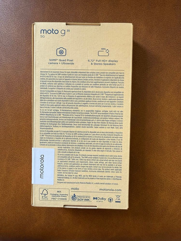 Чисто нов Motorola G35