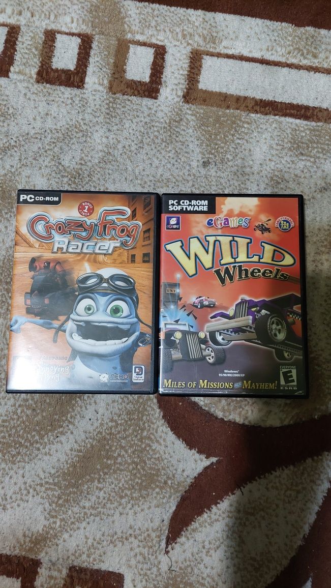 Jocuri CD Crazy Frog Racer si Wild Wheels