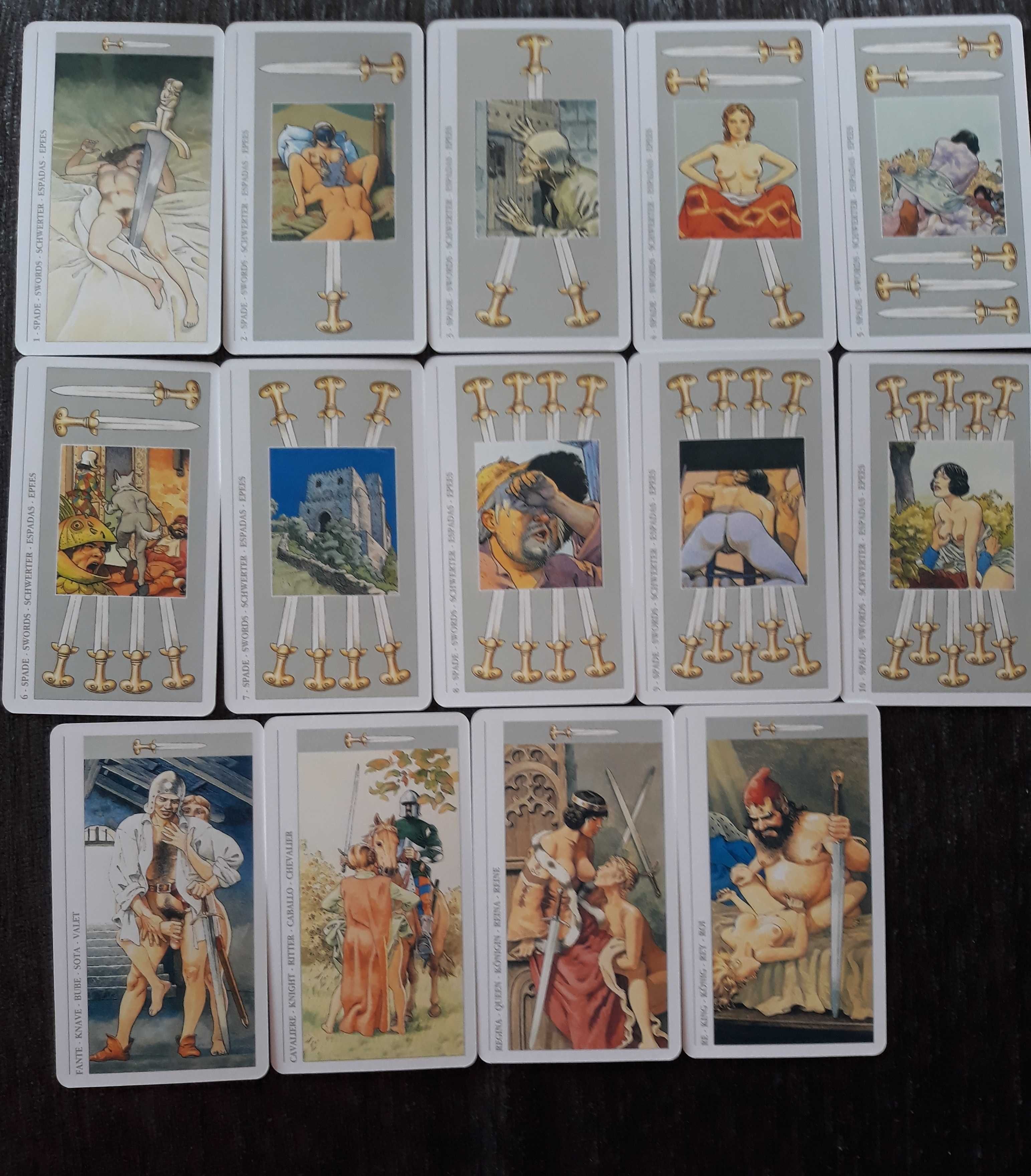 Любовни таро карти: Casanova Tarot&Erotic Fantasy Tarot&DecameronTarot