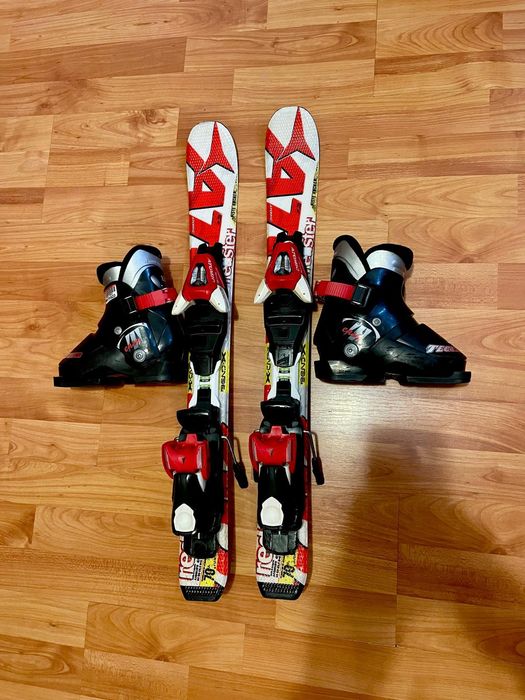 Schiuri copii 70 cm atomic rester cu clăpari set