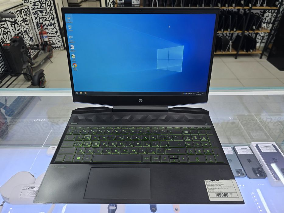 Ноутбук Hp core i5 9300H озу 8gb ssd512gb Gtx1650 рассрочка