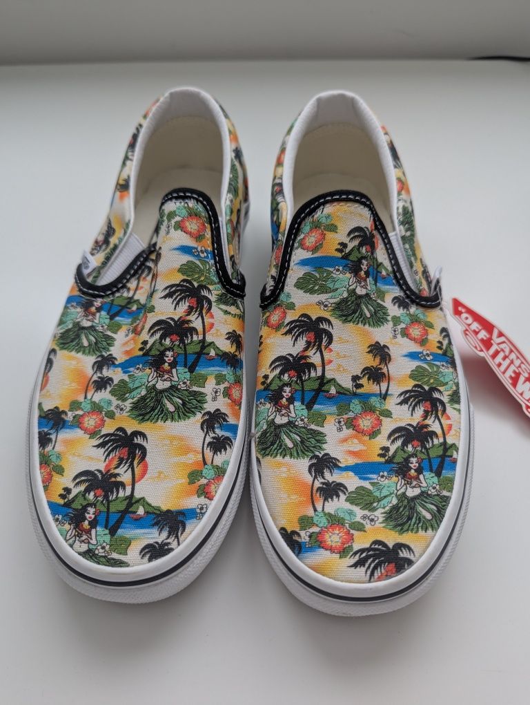 Vans Slip On Hula Girl Palm Tree Print номер 38