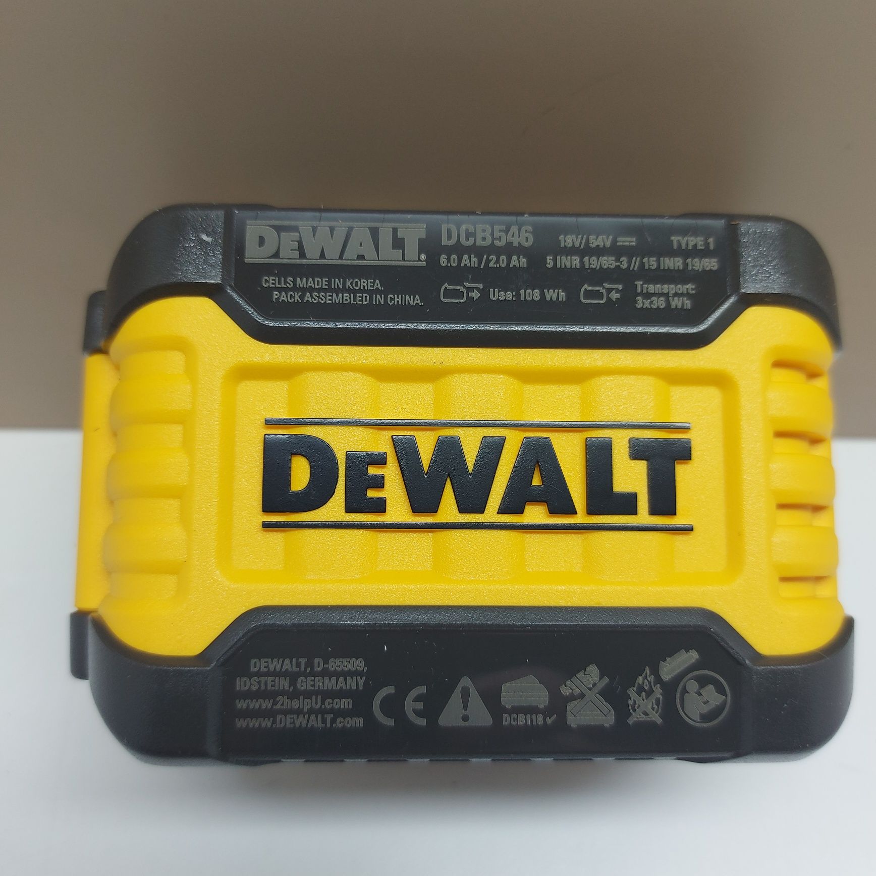 Нови батерии Dewalt DCB546 6ah