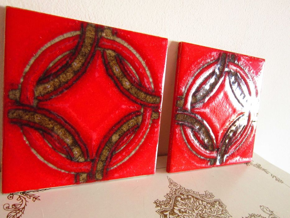 Placi ceramice vintage design retro abstract colectie SERVAIS Germany