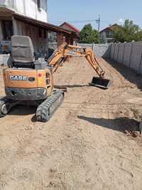 Miniexcavator si bobcat spatii inguste