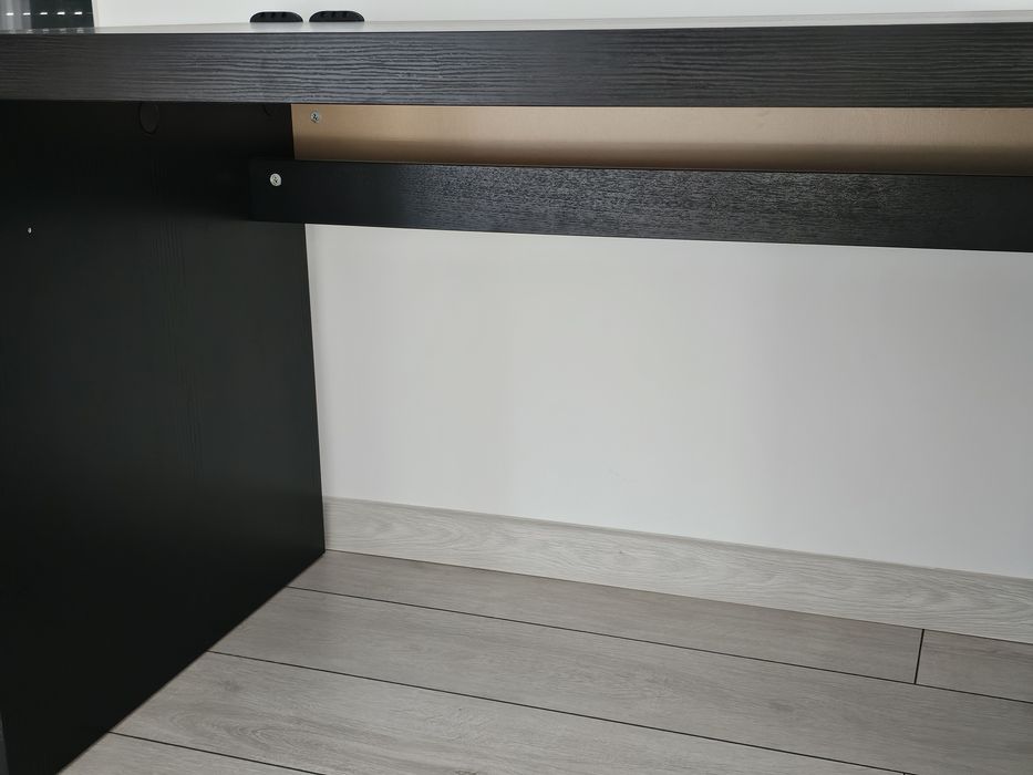 Birou Malm (IKEA) negru 140x65