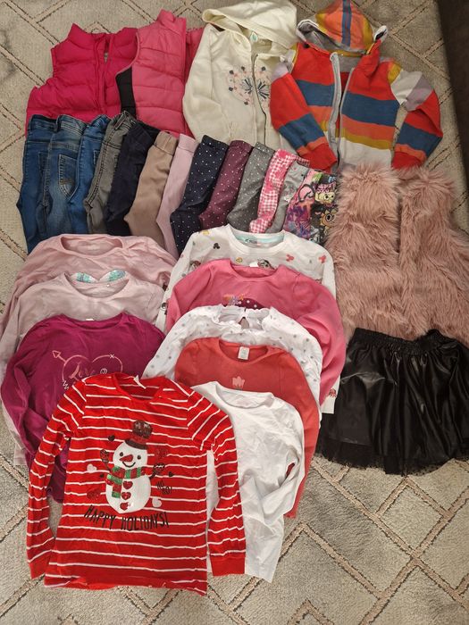 Лот дрехи за момиче 122-128