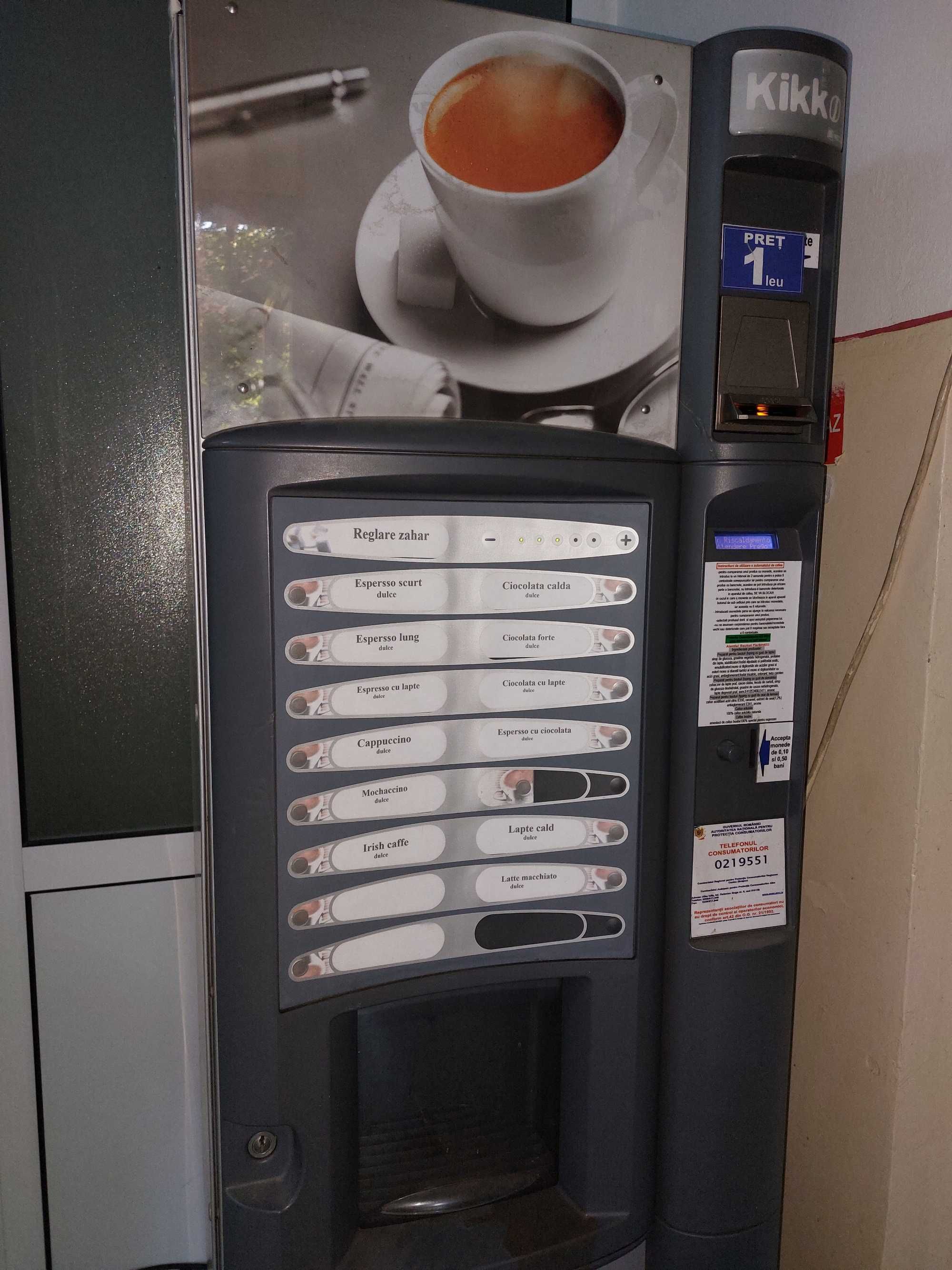 Vind automat cafea Necta Kikko
