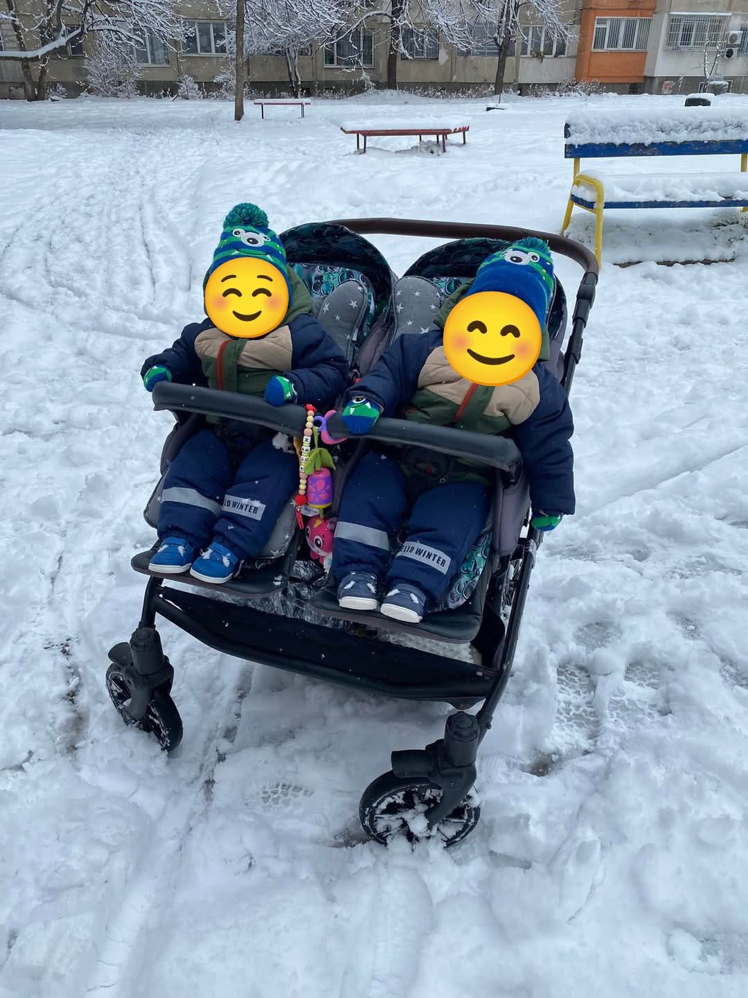 Количка за близнаци Dorjan-3в1 Quick Twin: