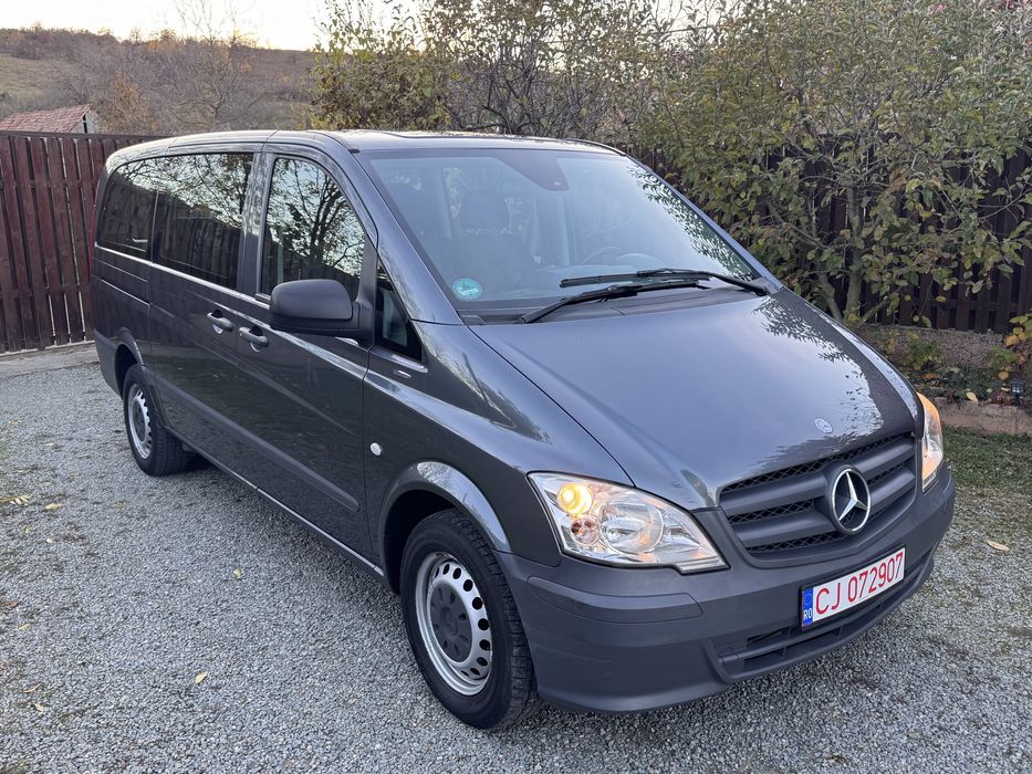 Mercedes benz vito 113 cdi maxi lung ac clima  8+1 m1 2014-KM REALI!