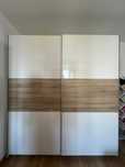 Vand Dulap Jysk Sattrup 201x219 Alb/stejar deschis