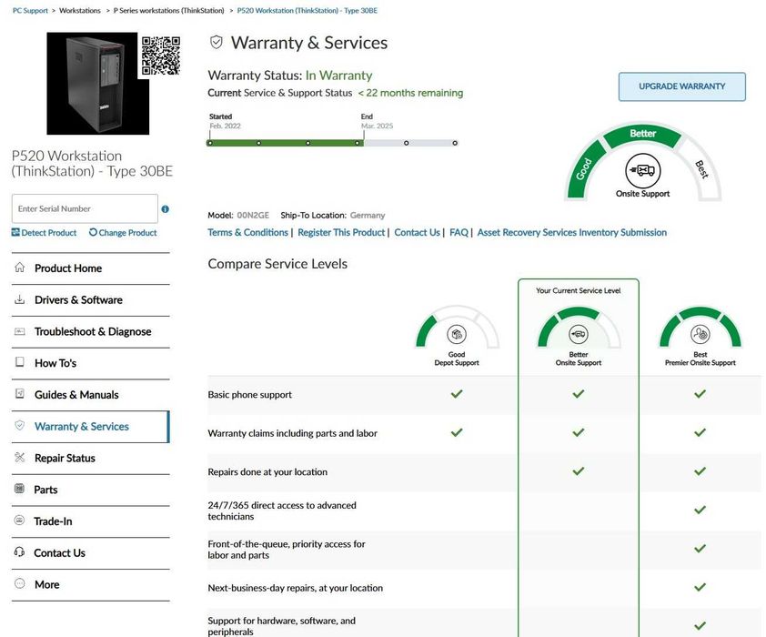 Workstation Lenovo P520 Xeon 4.6GHz 256GB RAM, RTX 3070, NVme+10TB HDD