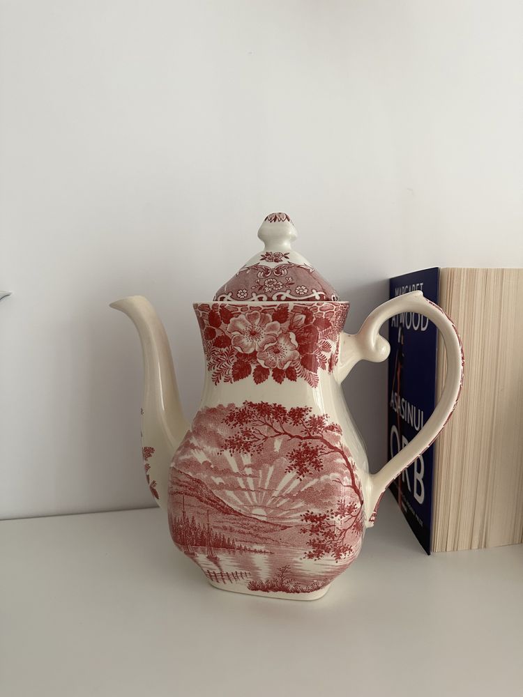 Ceainic/Vaza Flori Vintage Staffordshire English Ironstone